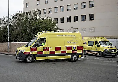 Heridos tres hombres en un accidente de tráfico en la carretera que une Mula y Cieza